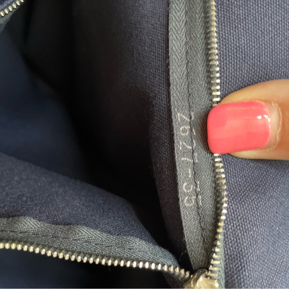 Louis Vuitton Dark blue denim mini Lin Tote with leather trim - Picture 7 of 12